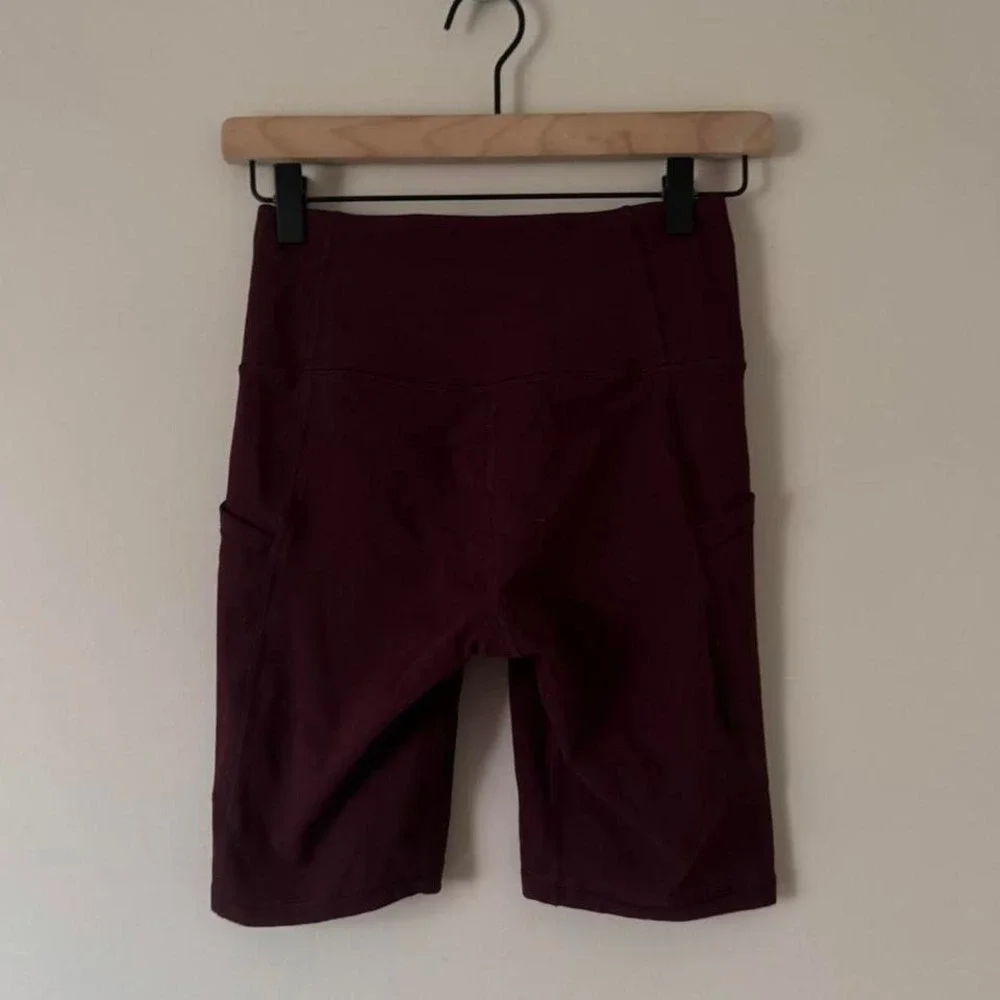 Banana Republic Biker Short Burgundy Red XS - Picture 6 of 6